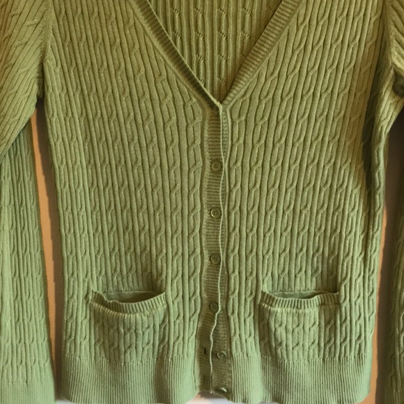 EUC Talbots Cable Cardigan - Picture 3 of 5